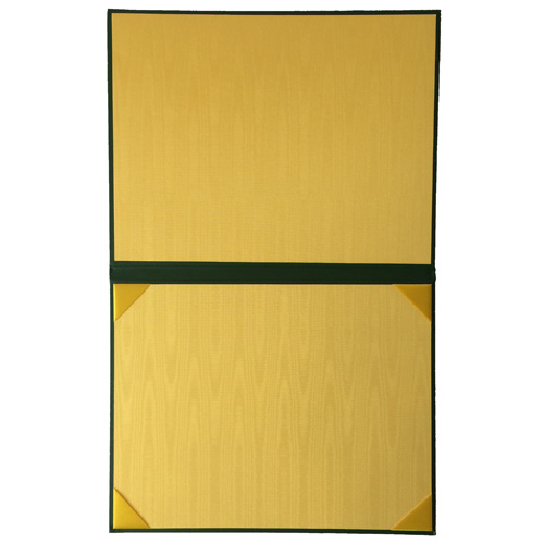 Double Deboss Line Certificate Cover